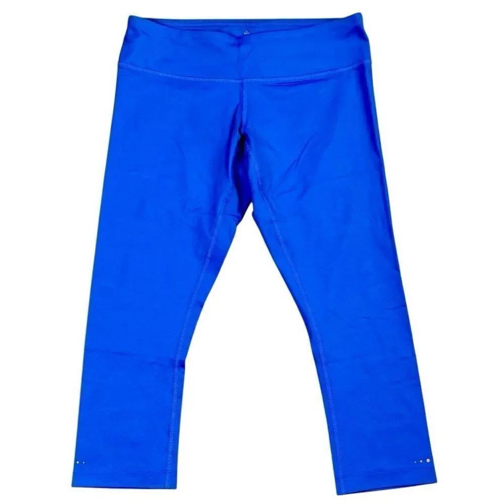 Tommie Copper Blue Seamless Cool Copper Compression Leggings Medium